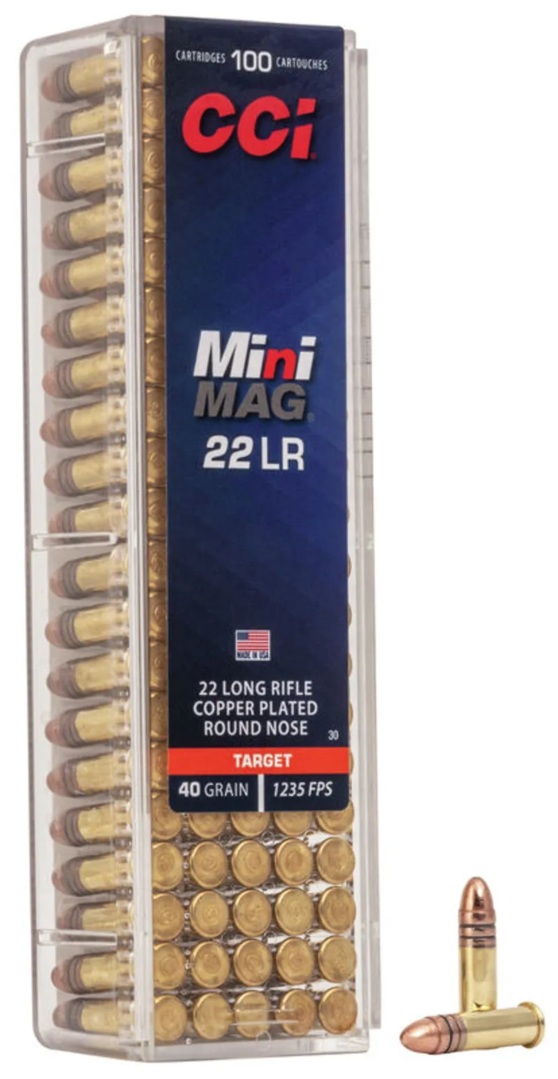 CCI MINIMAG .22LR 40GRAIN TARGET AMMUNITION - 100CT CCI30