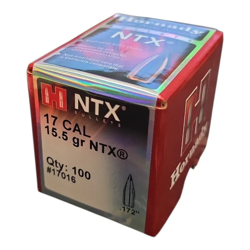 Hornady .17 x 15.5 Grain NTX - 100ct - 17016
