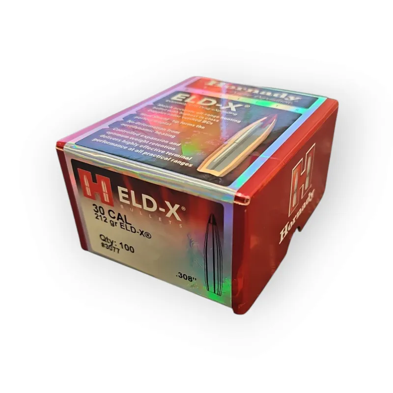 Hornady .30 x 212 Grain ELD-X - 100ct - 3077