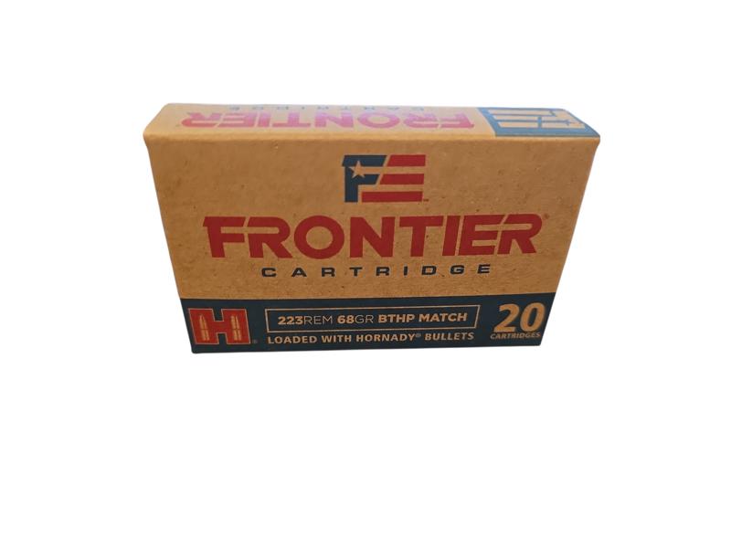 Hornady Frontier .223Rem 68Gr BTHP Match Ammunition - 20ct - FR160-1