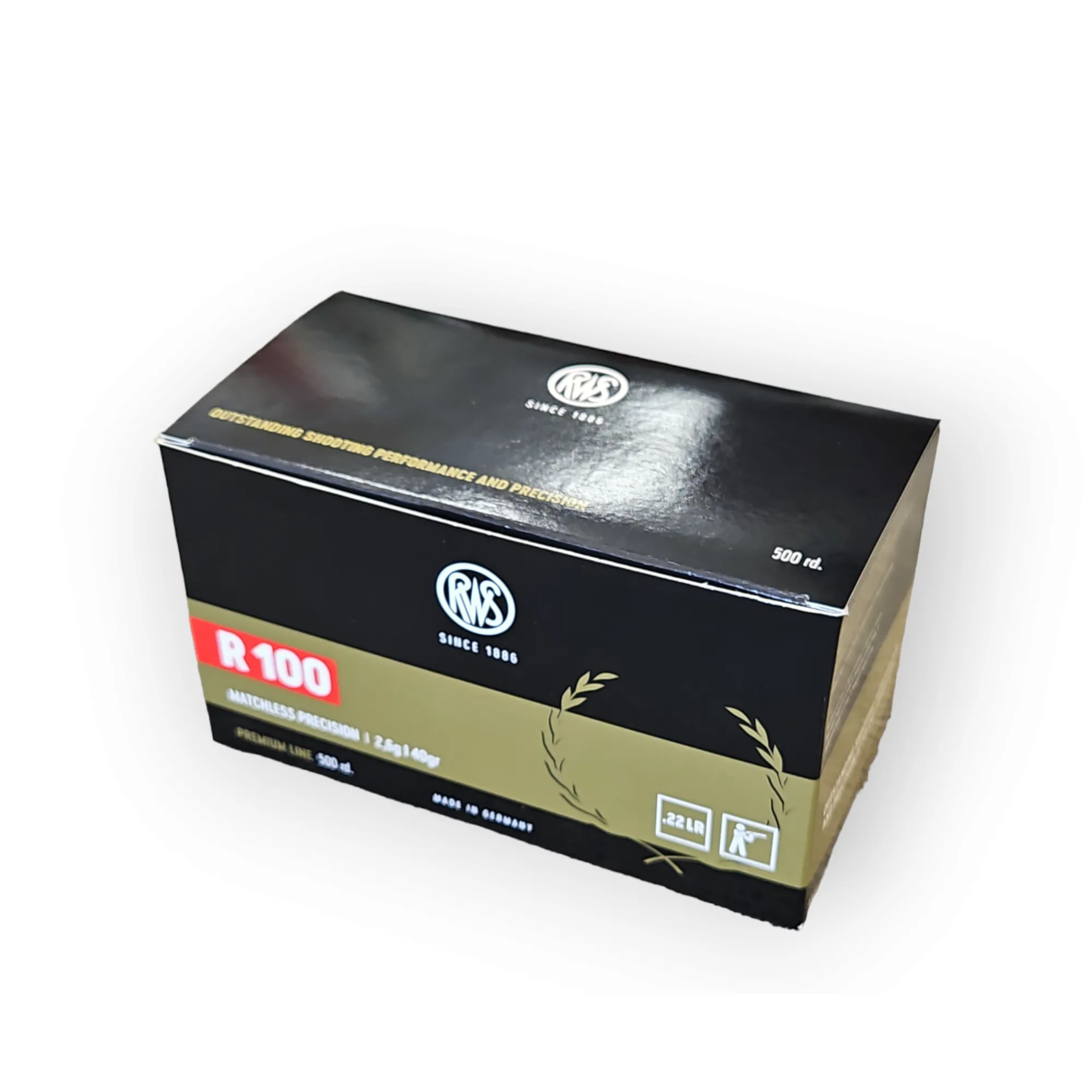 RWS R100 .22 LR Ammunition - 50rnd - R21341954