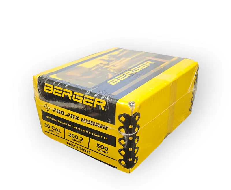 Berger 30 cal 200 Grain 200.20X Hybrid Target 500CT - 30717