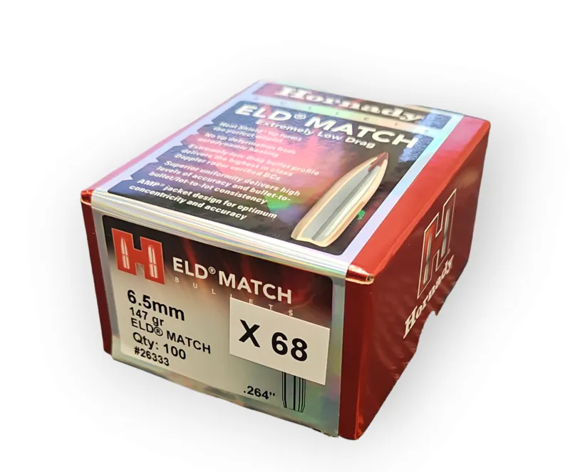 Hornady 6.5/.264 x 147 Grain ELD-M - 68ct - 26333