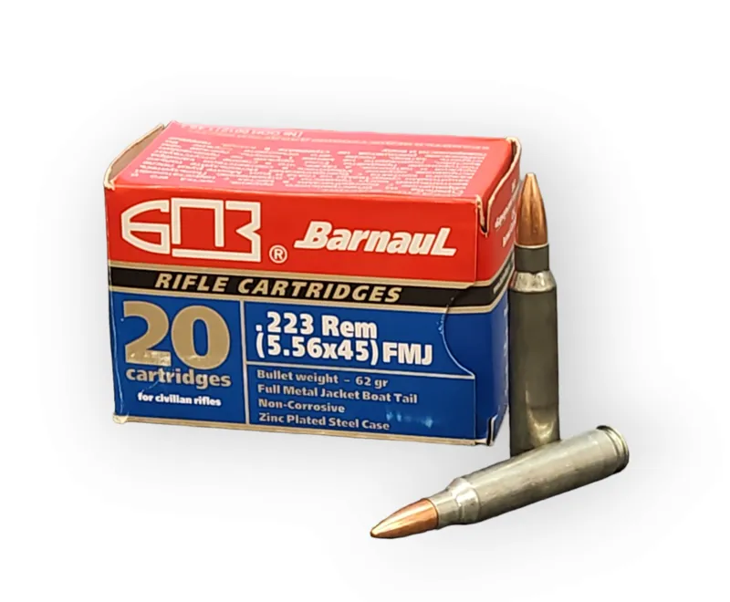 Barnaul .223Rem 62Grain ZP Ammunition - 20rnd