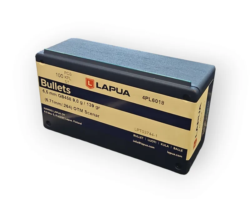 Lapua 6.5 x 139 Grain OTM Scenar - 100ct - 4PL6018