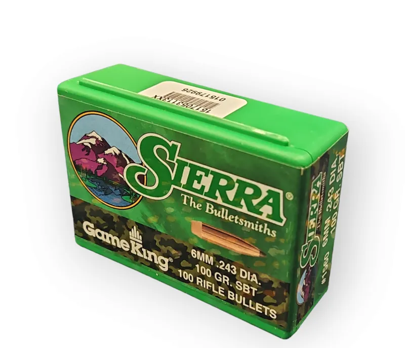 Sierra Bullets .243 x 100gr SBT Gameking - 100ct - 1560