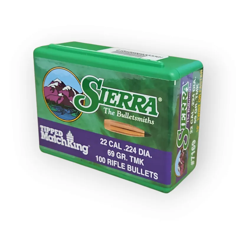  Sierra Bullets .224 x 69gr TMK Tipped Matchking 100ct 7169