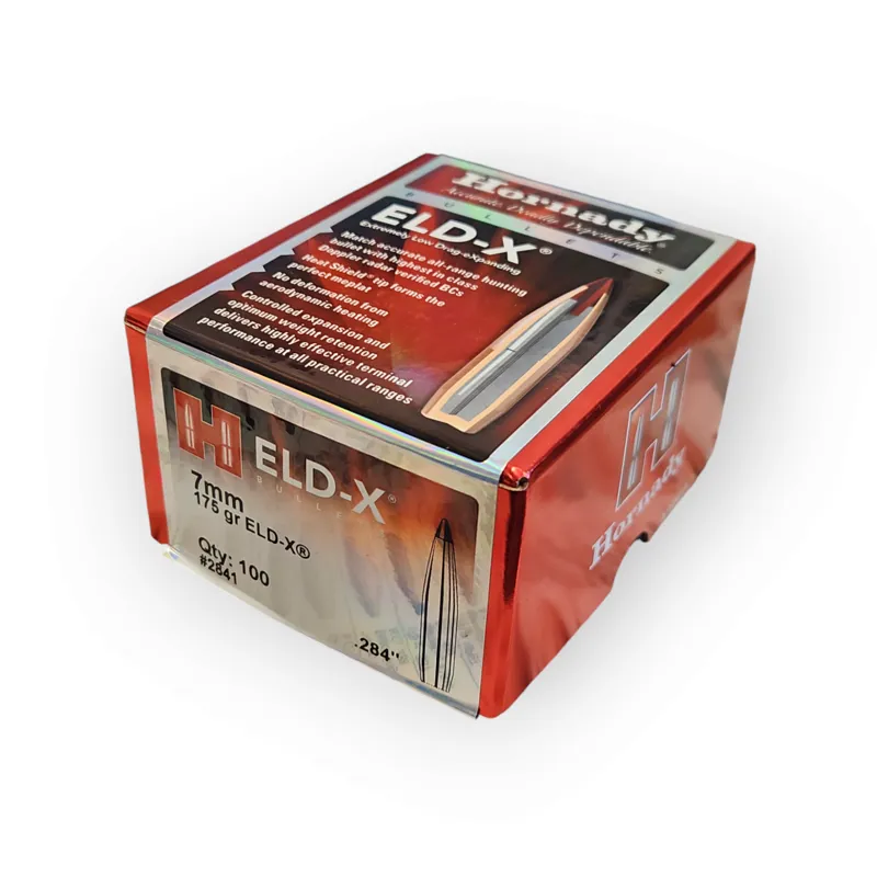  Hornady .284/7mm x 175 Grain ELD-X 100ct 2841