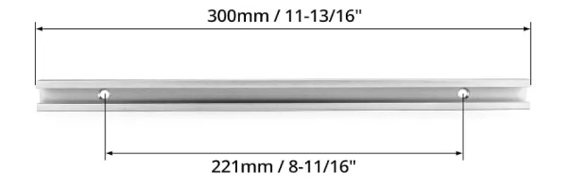 Forend Accessory Rail - Target Rifle - 300mm -2