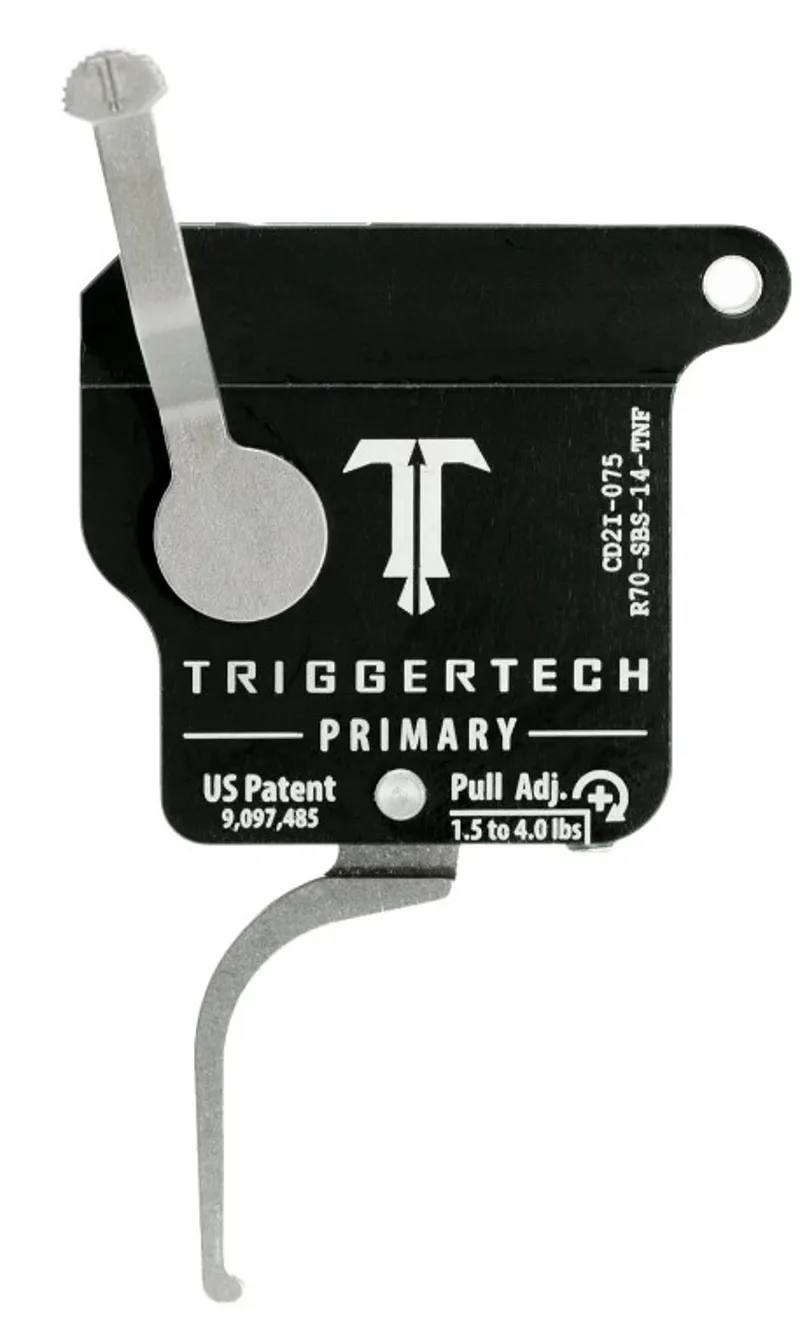 Triggertech - Rem 700 Clone RH Primary Trigger - Straight Flat 1.5-4.0lb
