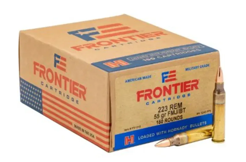 Hornady Frontier .223Rem 55Gr FMJ Ammunition - 150ct - FR1015