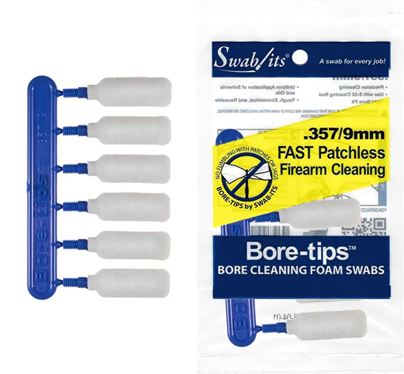 swab-Its .357cal/.38cal/.380cal/9mm Case Gun Cleaning Bore-tips