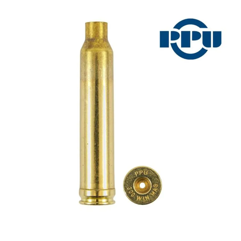 PPU .300 Win Mag New Brass Cases - 100ct