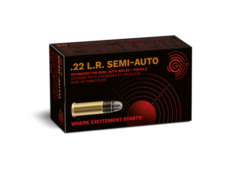 Geco .22LR Semi Auto LRN 40GR - 50ct - 2318599